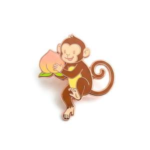 Épinglette en émail personnalisée Dragon Tigre Fantaisie du Zodiaque Chinois - Design Traditionnel en Zinc Plaqué Argent Sérigraphié - Product Image 2