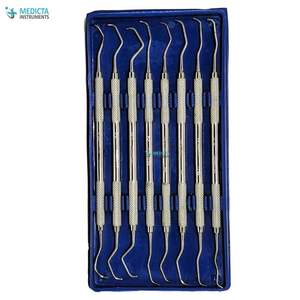 Gracey Curette Set 8 Pieces Medical <b>Dental</b> <b>Surgical</b> <b>Instrument</b> Curette CE certified - Product Image 6