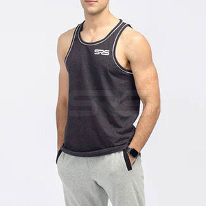 Camiseta sin mangas de gran tamaño de último diseño de servicio OEM para hombres Camiseta sin mangas de hombre de precio bajo de fabricante alto - Product Image 2