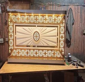 Mostrador de catering de calidad superior de lujo para fiestas y bodas Mostrador de decoración de Bodas de acero inoxidable de alta calidad - Product Image 1