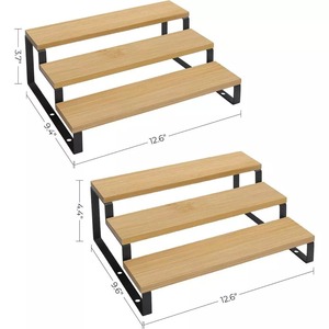 New Arrival <b>Kitchen</b> <b>Storage</b> Holders Rack Adjustable Shelving <b>Units</b> Durable Metal Wood Glass Space Saving Hot Selling Spice - Product Image 5