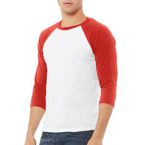 Nueva Camiseta de algodón de manga larga suave raglán de alta calidad personalizada - Product Image 4