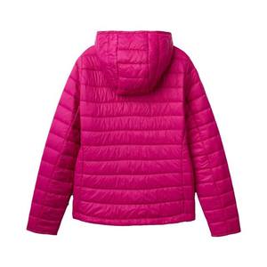 เสื้อแจ็คเก็ตพัฟเฟอร์แบบมีฮู้ดสำหรับผู้หญิง ทรงเข้ารูป ความยาวปกติ สำหรับฤดูหนาว สีพื้น กันน้ำ กันลม ผ้าแคนวาสบุโพลีเอสเตอร์แบบกลับด้านได้ - Product Image 2