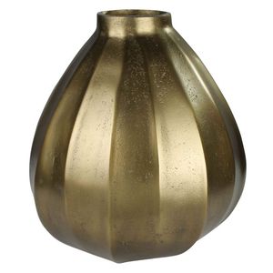 Vase à fleurs en métal pour décoration de maison de luxe avec un beau design floral antique artisanal et une élégance intemporelle - Product Image 3