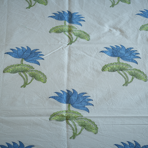 Premium 100% Cotton Hotel-Style Bed <b>Sheet</b> Set Modern Floral Leaf Pattern 400TC Waterproof Smooth Texture 3-Piece <b>Fitted</b> Bed - Product Image 2