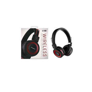 Casque supra-auriculaire Zore L100 rouge avec ANC sans fil Bluetooth 5.0, son haute fidélité et design élégant du serre-tête - Product Image 1