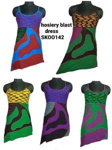 Vestido bohemio de moda para mujer, medias con estilo, botón de encaje, borla, bolsillo, cremallera, bordado, decoraciones de cristal hechas de rayón - Product Image 2