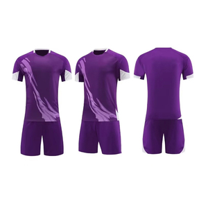 Ensemble de maillots de football France 100% polyester sublimé personnalisé Nouveau design Haut respirant à séchage rapide pour adultes - Product Image 1