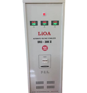 เครื่องปรับแรงดันไฟฟ้าอัตโนมัติคุณภาพสูง LiOA (DR3-30KII) 3 เฟส 1 เฟส ไฟฟ้ากระแสสลับ ผลิตในเวียดนาม - Product Image 2