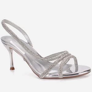 Sandales de mariage pour femmes Unze London, décorées de cristaux BIEL - Product Image 1