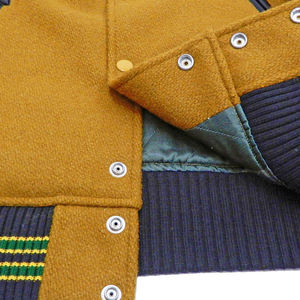 Venta al por mayor OEM personalizado invierno 100% lana Varsity chaqueta mujer 2025 chaqueta de béisbol universitaria para hombres - Product Image 3