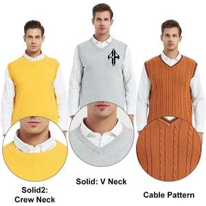 Pull pour hommes 100% polyester le plus vendu Service OEM respirant tricoté de haute qualité par ATLANTIC - Product Image 5