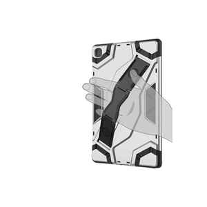 Étui antichoc en silicone Netzy SAFA Defens pour Samsung Galaxy Tab A7 10.4 T500 (2020) Noir - pour la mise en veille - Product Image 5