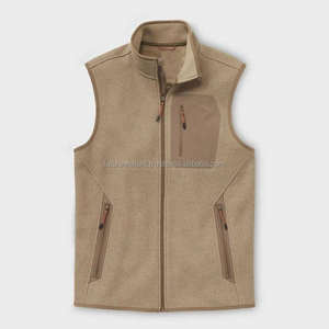 Nouveau gilet de sécurité pour hommes sur mesure de couleur verte unie meilleur article sans manches Pakistan fait hommes gilet de pêche - Product Image 1