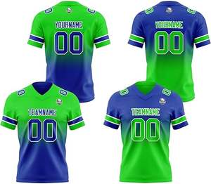 Camiseta de Fútbol Americano al por Mayor de Alta Calidad, Malla Transpirable de Secado Rápido que Absorbe la Humedad, Estampada, Talla Grande, 100% - Product Image 5