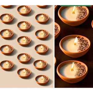 Bougie en cire de soja parfumée de luxe de haute qualité pour la décoration de la maison, l'aromathérapie, le spa, un cadeau écologique, longue durée de combustion, vente en gros en provenance d'Inde - Product Image 3