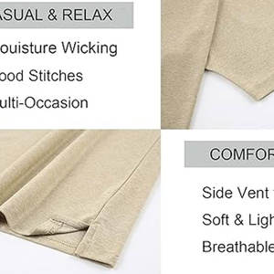 Camiseta de Polo de Golf Ligera e Informal para Hombre, Ropa Deportiva Cómoda, Camiseta de Polo de Golf - Product Image 6