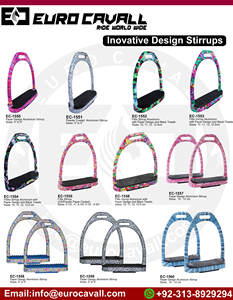 Producto ecuestre de alta calidad, estribos ingleses con recubrimiento en polvo de alta gama para caballos - Product Image 4