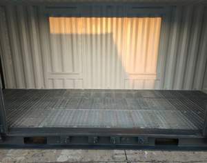 Contenedor de Residuos Peligrosos GPOS Personalizado de 20 Pies, Contenedores de Acero Corten de 20 Pies de Altura con Lateral Abierto para Mercancías Peligrosas - Product Image 4