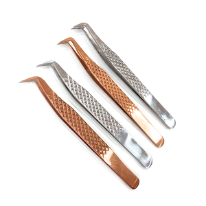 Nouveau design de pinces à cils professionnelles en acier inoxydable sur mesure Instruments de beauté au prix de gros bon marché - Product Image 3