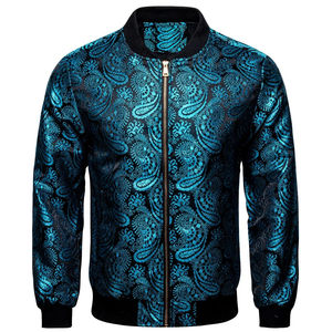 Veste bomber unisexe à sublimation directe d'usine, haute qualité, impression intégrale, col montant, logo frontal, hiver, personnalisable - Product Image 3