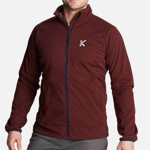 Veste d'hiver softshell pour homme, coupe droite, durable, chaude, coupe-vent, respirante, écologique, légère, pour le quotidien, les voyages et les activités de plein air - Product Image 1