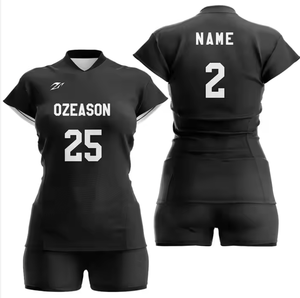 Nouveau unisexe personnalisé pas cher volley-ball uniforme hommes à manches courtes vêtements de sport avec maillot imprimé qualité volley-ball maillot - Product Image 6