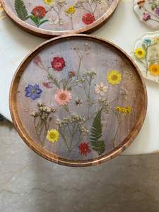 Personnalisé de haute qualité fabriqué à la main en résine décorative Art déco Design HF Industries plateau de service ensemble de sous-verres pour la maison - Product Image 3