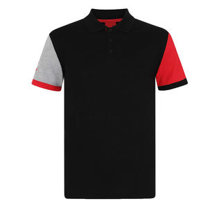 Hombres Slim-Fit manga corta O Nick color block camiseta manga corta con Polar camiseta hombres 100% algodón camiseta de fútbol camiseta - Product Image 1