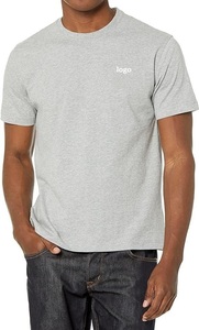 Camiseta de manga corta para hombre de alta calidad Regular Fit Cotton Blank Precio bajo al por mayor con impresión de logotipo personalizado de Bangladesh - Product Image 6