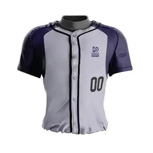 ชุดเบสบอลคุณภาพพรีเมียม พิมพ์ลายโลโก้ตามสั่ง แห้งเร็ว ระบายอากาศได้ดี ผลิตจากโพลีเอสเตอร์ 100% ชุดกีฬาสำหรับมืออาชีพ - Product Image 4