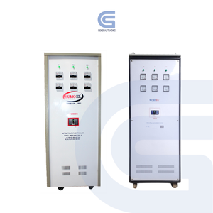 Stabilisateur de régulateur de tension triphasé de haute qualité avec cuivre de servomoteur automatique à courant continu de 15 KVA-600 KVA du Vietnam - Product Image 4