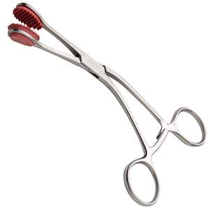 Young Tongue Forceps <b>Surgical</b> Oral Medical Clamp Seizing Forceps with Rubber Jaws Stainless Steel <b>Surgical</b> <b>Instruments</b> - Product Image 2