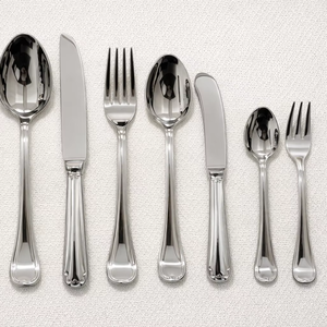 Ensemble complet d'ustensiles de table, ensemble de couverts de table, ensemble de couverts occidentaux, ensemble de couverts d'hôtel, ensemble de couverts de restaurant, ensemble cuillère-fourchette-couteau - Product Image 1