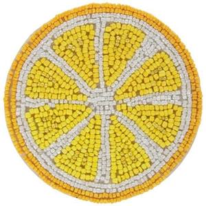 Sous-verres brodés perles de rocaille artisanat sous-verres perlés faits à la main décor de table par MD artisanat - Product Image 5