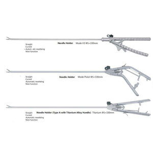 Pince porte-aiguille laparoscopique pince chirurgicale 15cm pointe Tc Instruments chirurgicaux en acier inoxydable réutilisable Ce approuvé - Product Image 6