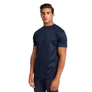 T-shirts pour hommes en coton 100% écologiques, respirants, à séchage rapide, en tissu canvas, avec logo personnalisé en gros - Product Image 1