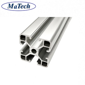 Profilé extrudé personnalisé 6061 6082 6063 <span class=keywords><strong>60x60</strong></span> Extrusion à rainure en T en aluminium à 3 fentes - Product Image 5