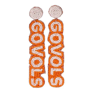 Mardi Gras último diseño con cuentas y pendientes bordados a mano en la parte posterior mejor proveedor de joyería de la India para mujeres y niñas - Product Image 2