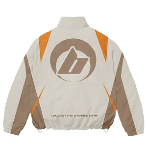 New Arrival Custom Wholesale <b>Top</b> Selling Vintage Solid Waterproof Windbreaker Jacket and <b>Sweat</b> Pants Two Piece Set - Product Image 4