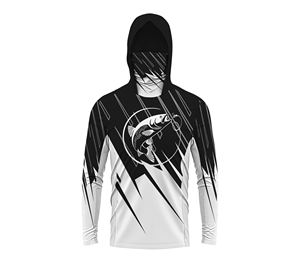 Breathable Fast Dry Sports Hoodie Funny Fishing hoodie Wholesale Long Sleeve Custom Made Quick Dry Blank Fishing Shirts Jersey - Product Image 5