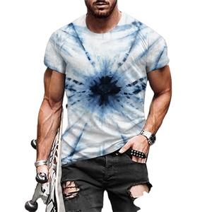 Camiseta Tie Dye Espiral al por Mayor con Logotipo Personalizado, 100% Algodón, Estilo Urbano Holgado, Unisex - Product Image 1