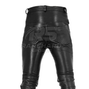 Pantalones de Cuero para Hombre, Suaves y Elásticos, Estilo Moderno, Pantalones de Cuero para Hombre, Atuendo de Moda, Pantalones de Cuero para Hombre - Product Image 4