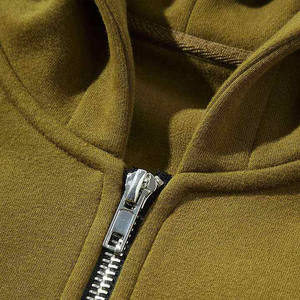 Sudaderas con capucha y cremallera de algodón 100% para hombres, mujeres y niños, bordado personalizado, transpirable, estampado a precio mayorista - Product Image 4