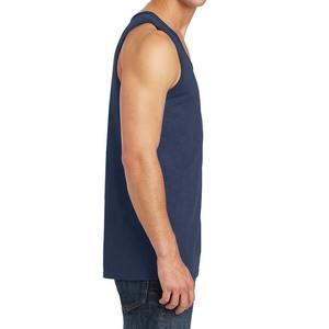 Camiseta sin mangas elástica para hombre, ropa de gimnasio, Camiseta deportiva elegante, camiseta sin mangas transpirable MOQ baja, camiseta sin mangas para hombre - Product Image 2