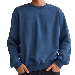 เสื้อสเวตเตอร์ผ้าฟลีซสำหรับผู้ชายเสื้อสเวตเชิ้ตผ้าฟลีซไซส์ใหญ่ใส่สบายมีเชือกผูก - Product Image 6