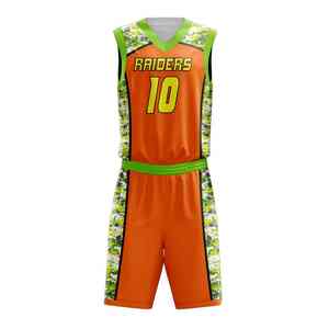 Uniforme de basket-ball personnalisé fournisseur d'usine oem odm polyester léger respirant matériau à séchage rapide adapté aux équipes - Product Image 1