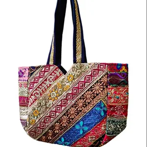 여자의 매력적인 인도 전통적인 민족 작풍 핸드백 끈달린 가방 어깨에 매는 가방
