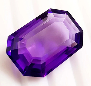 Améthyste naturelle, coupe octogonale, qualité supérieure, 1 pièce, pierre précieuse en vrac faite à la main pour la fabrication de bijoux - Product Image 2