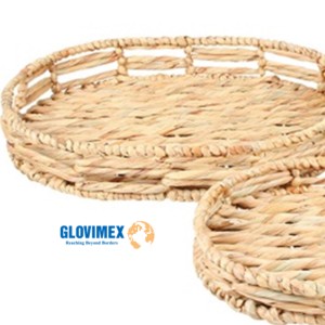 La mejor nueva colección de bandejas para velas de frutas de jacinto de agua, bandejas de almacenamiento para servir, venta al por mayor, decoraciones para el hogar a buen precio - Product Image 2